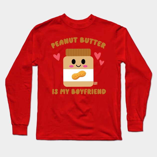 PB BF Long Sleeve T-Shirt by toddgoldmanart